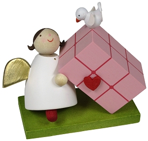 Schutzengel mit Päckchen