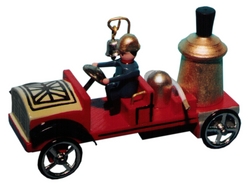 Dregeno Feuerwehr Dampfspritze (Dregeno 068/012) Erzgebirgische Volkskunst: Feuerwehr - Dampfspritze