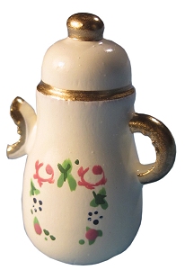 Flade Kaffeekanne  (Flade 3038) Erzgebirgische Volkskunst: Kaffeekanne 