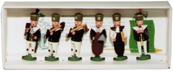 Dregeno Miniaturen Bergaufzug Hauptleute (Dregeno 068/023/2) Erzgebirgische Volkskunst: Miniaturen - Bergaufzug 'Handwerker'
