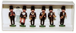 Dregeno Miniaturen Musiker Hochzeitszug (Dregeno 068/024) Erzgebirgische Volkskunst: Miniaturen - 'Musiker Hochzeitszug'