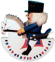 Dregeno Reiterlein Nussknacker Husar, 19 cm blau (Dregeno 012/031) Nußknacker 'Husar'