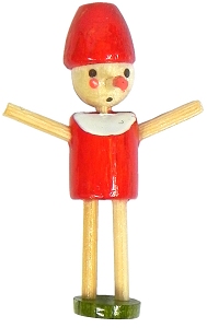 Flade Pinocchio  (Flade 3028) Erzgebirgische Volkskunst: Pinocchio 