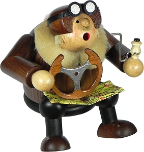 KWO RM-Kantenhocker Pilot (KWO, 21605 ) Räuchermännchen 'Pilot'