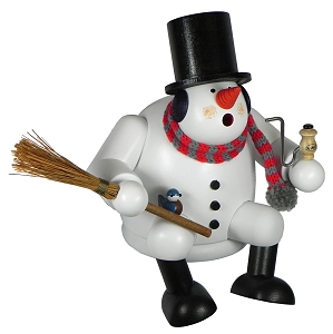 KWO RM-Kantenhocker Schneemann (KWO, 21676 ) Räuchermännchen 'Schneemann'