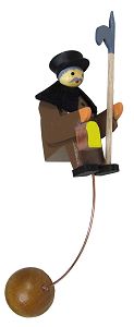 Wolfgang Werner Schaukel-Nachtwächter  (Wolfgang Werner 459) Schaukelfigur 'Nachtwächter'