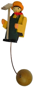Wolfgang Werner Schaukel-Gärtner (Wolfgang Werner 470) Schaukel-Figur 'Gärtner'