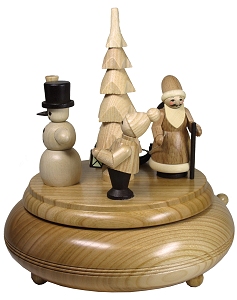 Dregeno Spieldose Weihnachtszeit natur,18-stimmig, 