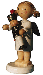 Flade Engel mit Bergmann (Flade 6136) Erzgebirgische Volkskunst: Engel / mit Bergmann