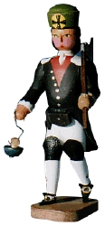 W. Werner Barockbergleute Hauer (Lehrhauer, Lehrling) (W. Werner 2024) Erzgebirgische Volkskunst: Barockbergleute - Hauer