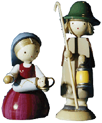 Flade Heilige Familie  (Flade 6201.Neu) Figuren zur Weihnachtskrippe: Die Heilige Familie 