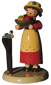 Dregeno Jahreszeitenfigur Herbst (Dregeno 167/003) Erzgebirgische Volkskunst: Jahreszeitenfigur 'Herbst'