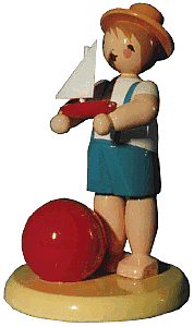 Dregeno Jahreszeitenfigur Sommer (Dregeno 167/002) Erzgebirgische Volkskunst: Jahreszeitenfigur 'Sommer'