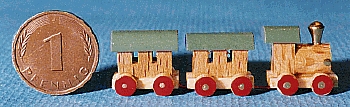 Flade Kleine Eisenbahn  (Flade 3014) Erzgebirgische Volkskunst: Miniatur 'Kleine Eisenbahn'