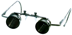 Lupenbrille mit Galilei-Optik