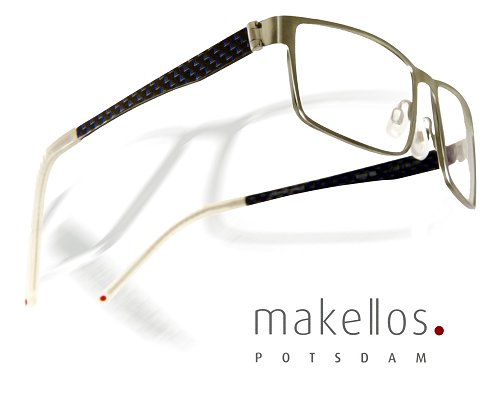 Brille von 'makellos potsdam' mit Carbon-Bügeln