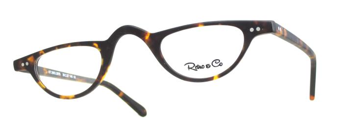 Neue eckige Brillenfassung von 'Retro & Co' Eckige Brille im Vintage-Design