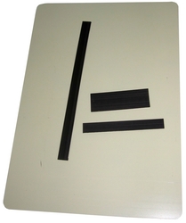 Prym Magnettafel  (Prym, 365-610701 ) Metalltafel mit Magneten, in Kombination mit Aufsteller und Lupenlineal als Vorlagenhalter zu verwenden.
