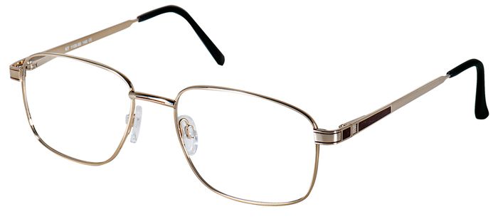 KT classics Herren-Metallbrille (KT classics 1126 08 gold/braun marmoriert 53-18) Herren-Metallbrille aus der Kollektion 'KT classics'