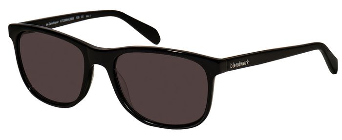 BLENDWERK Unisex-Sonnenbrille (blendwerk 20064 de Zandloper 2005 schwarz glänzend (grau 85%) 55-18) Unisex-Sonnenbrille der Marke 'BLENDWERK'