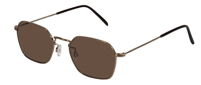 BLENDWERK Unisex-Sonnenbrille (BLENDWERK 20107 Formentor 6033 ant. gold matt / braun 85% 51-20) Unisex-Sonnenbrille der Marke 'BLENDWERK'