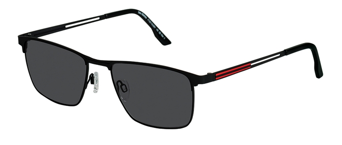 BLENDWERK Unisex-Sonnenbrille (BLENDWERK 20119 Ses Illetes 0001 black tie/eye of the snake+85%grau 56-18) Unisex-Sonnenbrille der Marke 'BLENDWERK'