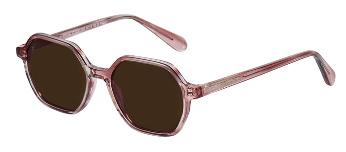 BLENDWERK Unisex-Sonnenbrille (BLENDWERK 20147 Bormes-les-Mimosas 4608 rosa kristall (braun 85%) 46-15) Unisex-Sonnenbrille der Marke 'BLENDWERK'