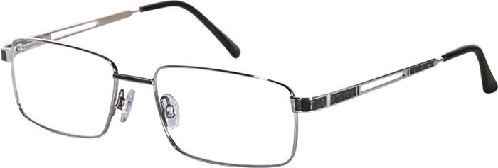 KT classics Herren-Metallbrille (KT classics 2085 6 gun/grau 56-18) Herren-Metallbrille aus der Kollektion 'KT classics'