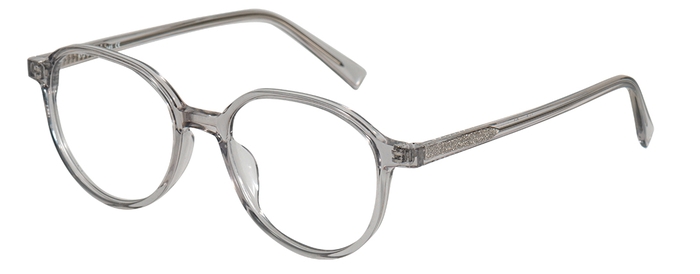 Retro & Co Damen-Kunststoffbrille (Retro & Co 2123 3525 grau kristall 51-19) Damen-Kunststoffbrille aus der Kollektion 'Retro & Co'