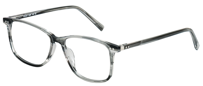 Retro & Co Unisex-Kunststoffbrille (Retro & Co 2127 3529 kristall grau marmoriert 52-16) Unisex-Kunststoffbrille aus der Kollektion 'Retro & Co'