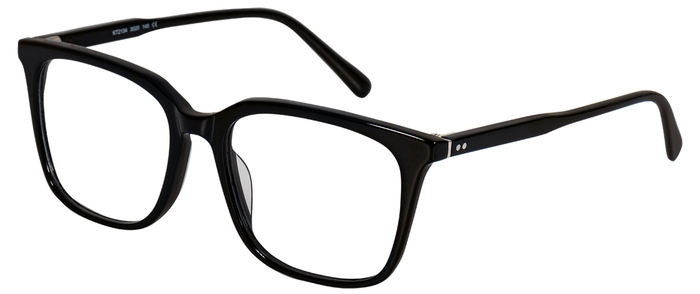 Retro & Co Unisex-Kunststoffbrille (Retro & Co 2134 3020 schwarz glänzend 54-19) Unisex-Kunststoffbrille aus der Kollektion 'Retro & Co'