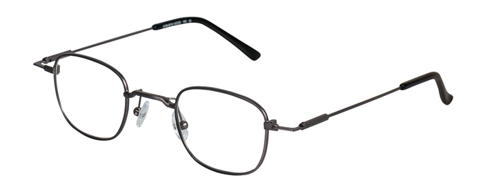 Retro & Co Unisex-Metallbrille (Retro & Co 2139 8018 antik gun 42-25) Unisex-Metallbrille aus der Kollektion 'Retro & Co'