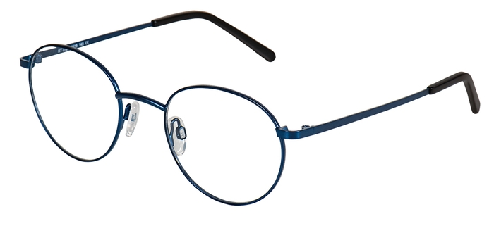 WHY NOT. Unisex-Metallbrille (whynot 3104 4515 navyblau matt 49-21) Unisex-Metallbrille aus der Kollektion 'WHY NOT.'