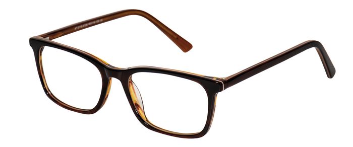 WHY NOT. Unisex-Kunststoffbrille (whynot 3118 4128 braun/weiß/hellbraun 49-16) Unisex-Kunststoffbrille aus der Kollektion 'WHY NOT.'