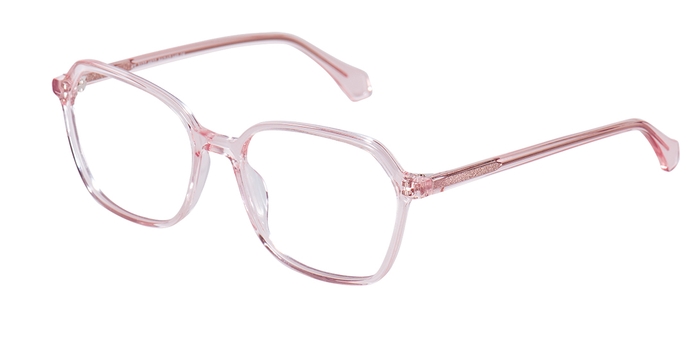 WHY NOT. Damen-Kunststoffbrille (whynot 3127 4627 rosé kristall 54-17) Damen-Kunststoffbrille aus der Kollektion 'WHY NOT.'
