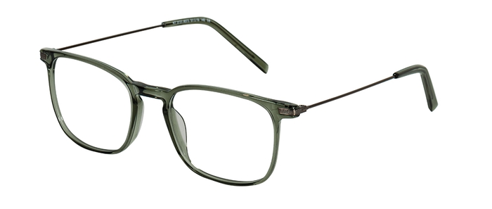 WHY NOT. Damen-Kunststoffbrille (whynot 3131 4573 grün kristal/gun 51-19) Damen-Kunststoffbrille aus der Kollektion 'WHY NOT.'