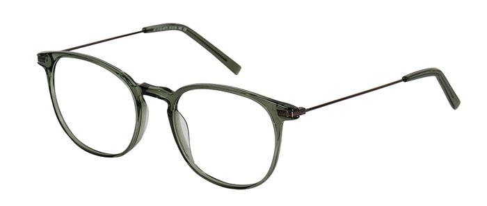 WHY NOT. Damen-Kunststoffbrille (whynot 3132 4573 grün kristall/gun 51-19) Damen-Kunststoffbrille aus der Kollektion 'WHY NOT.'