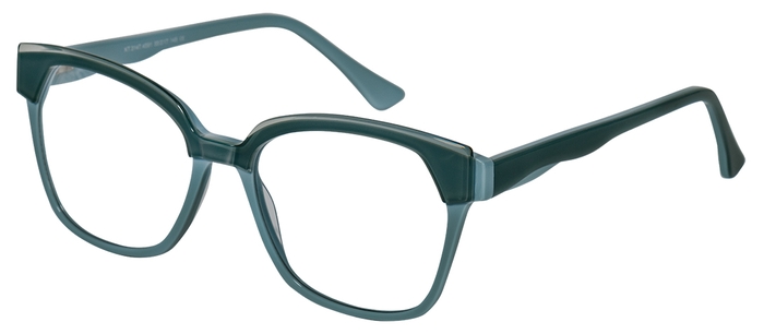 WHY NOT. Damen-Kunststoffbrille (whynot 3147 4591 grün/kristall  55-17) Damen-Kunststoffbrille aus der Kollektion 'WHY NOT.'