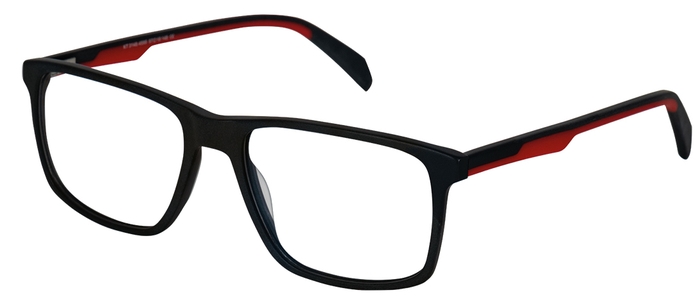 WHY NOT. Damen-Kunststoffbrille (whynot 3148 4595 matt grau/rot 57-18) Damen-Kunststoffbrille aus der Kollektion 'WHY NOT.'
