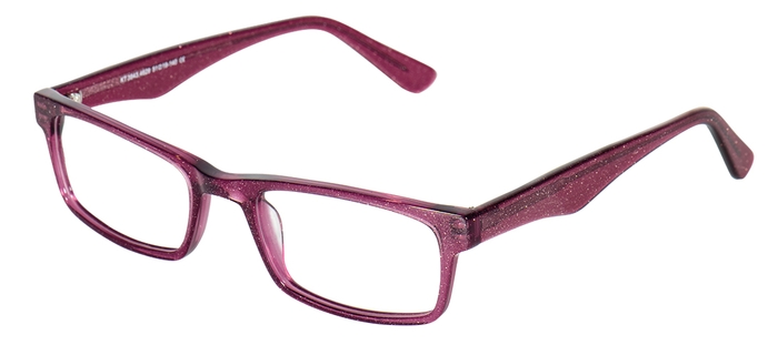WHY NOT. Unisex-Kunststoffbrille (whynot 3943 4629 burgund glitzer 51-19) Unisex-Kunststoffbrille aus der Kollektion 'WHY NOT.'