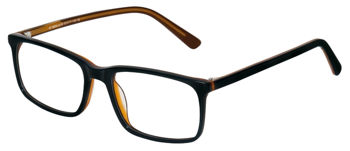 WHY NOT. Herren-Kunststoffbrille (whynot 3974 4139 grün/grau/orange 52-17) Herren-Kunststoffbrille aus der Kollektion 'WHY NOT.'