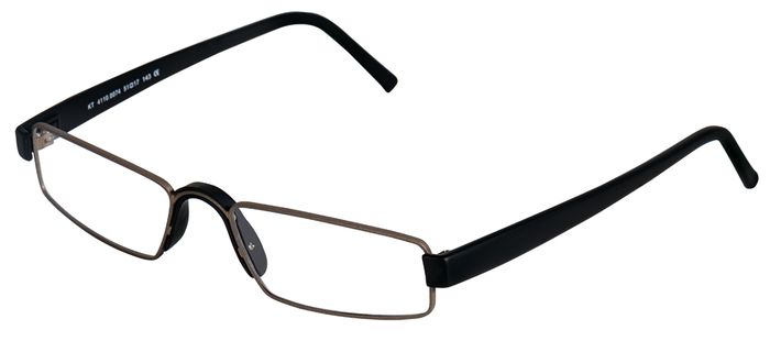 FRANK+FREI Unisex-Metallbrille (FRANK+FREI 4110 0074 mossy mocca 51-17) Unisex-Metallbrille aus der Kollektion 'FRANK+FREI'