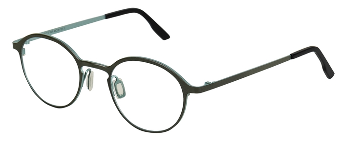 FRANK+FREI Unisex-Metallbrille (FRANK+FREI 4172 Titan 1025 grün/grün / DEOMA 46-20) Unisex-Metallbrille aus der Kollektion 'FRANK+FREI'