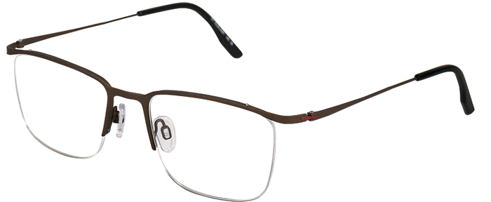FRANK+FREI Damen-Metallbrille (FRANK+FREI 4226 0087 tenmoku/hibiscus 53-19) Damen-Metallbrille aus der Kollektion 'FRANK+FREI'