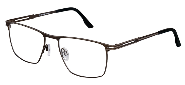 FRANK+FREI Damen-Metallbrille (FRANK+FREI 4231 0087 tenmoku/mossy mocca 56-19) Damen-Metallbrille aus der Kollektion 'FRANK+FREI'