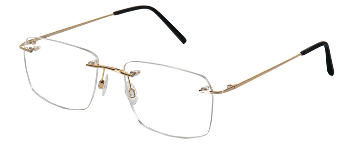FRANK+FREI Damen-Bohrbrille (FRANK+FREI 4233 0034 shiny gold (D 01) 54-18) Damen-Bohrbrille aus der Kollektion 'FRANK+FREI'