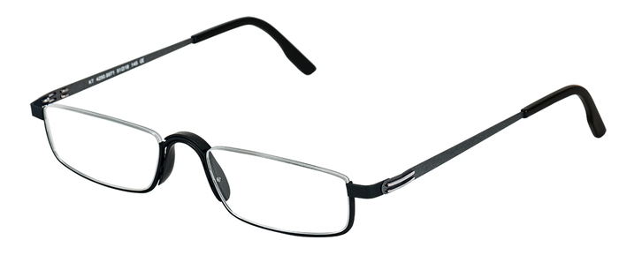 FRANK+FREI Herren-Metallbrille (FRANK+FREI 4250 0071 nighthawk/anthracite 51-18) Herren-Metallbrille aus der Kollektion 'FRANK+FREI'