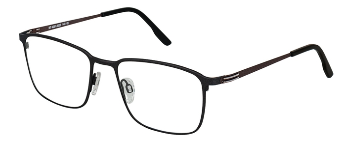 FRANK+FREI Herren-Metallbrille (FRANK+FREI 4251 0025 on the rocks/espresso lane 54-18) Herren-Metallbrille aus der Kollektion 'FRANK+FREI'