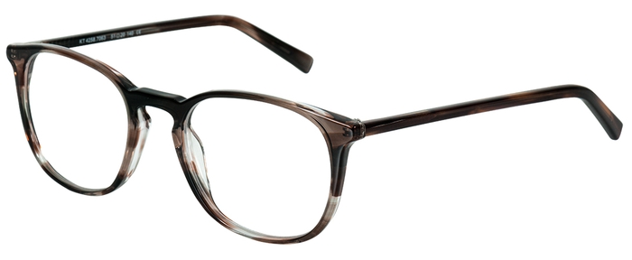 FRANK+FREI Unisex-Kunststoffbrille (FRANK+FREI 4258 7063 grau marmoriert verlauf 51-20) Unisex-Kunststoffbrille aus der Kollektion 'FRANK+FREI'