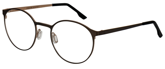 FRANK+FREI Unisex-Metallbrille (FRANK+FREI 4264 Titan 1909 braun/orange 55-23) Unisex-Metallbrille aus der Kollektion 'FRANK+FREI'